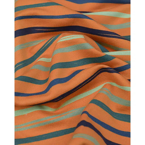 Cotton Sweatshirt Fleece Fabric - Jungle Stripe – Truro Fabrics