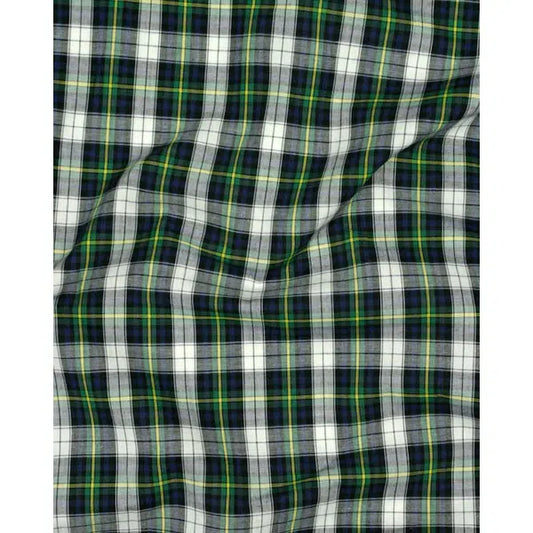 Cotton Tartan Fabric - Green & Blue – Truro Fabrics