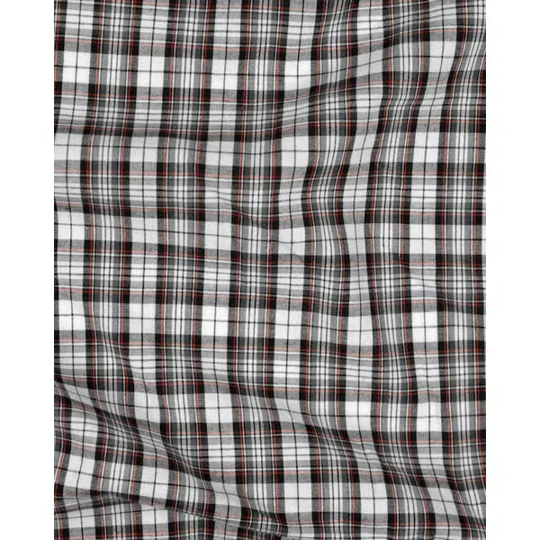 Cotton Tartan Fabric - Red & Black – Truro Fabrics
