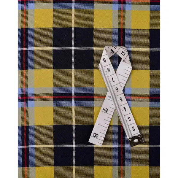 Cotton Twill Fabric - National Cornish Tartan 9cm – view 3 – Truro Fabrics
