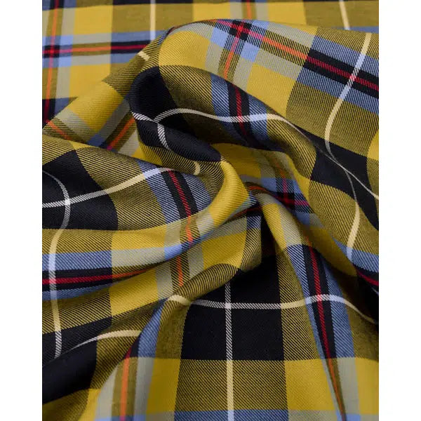Cotton Twill Fabric - National Cornish Tartan 9cm – view 4 – Truro Fabrics