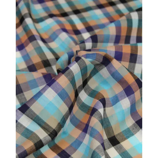 Cotton Voile Fabric - Lagoon Check – Truro Fabrics