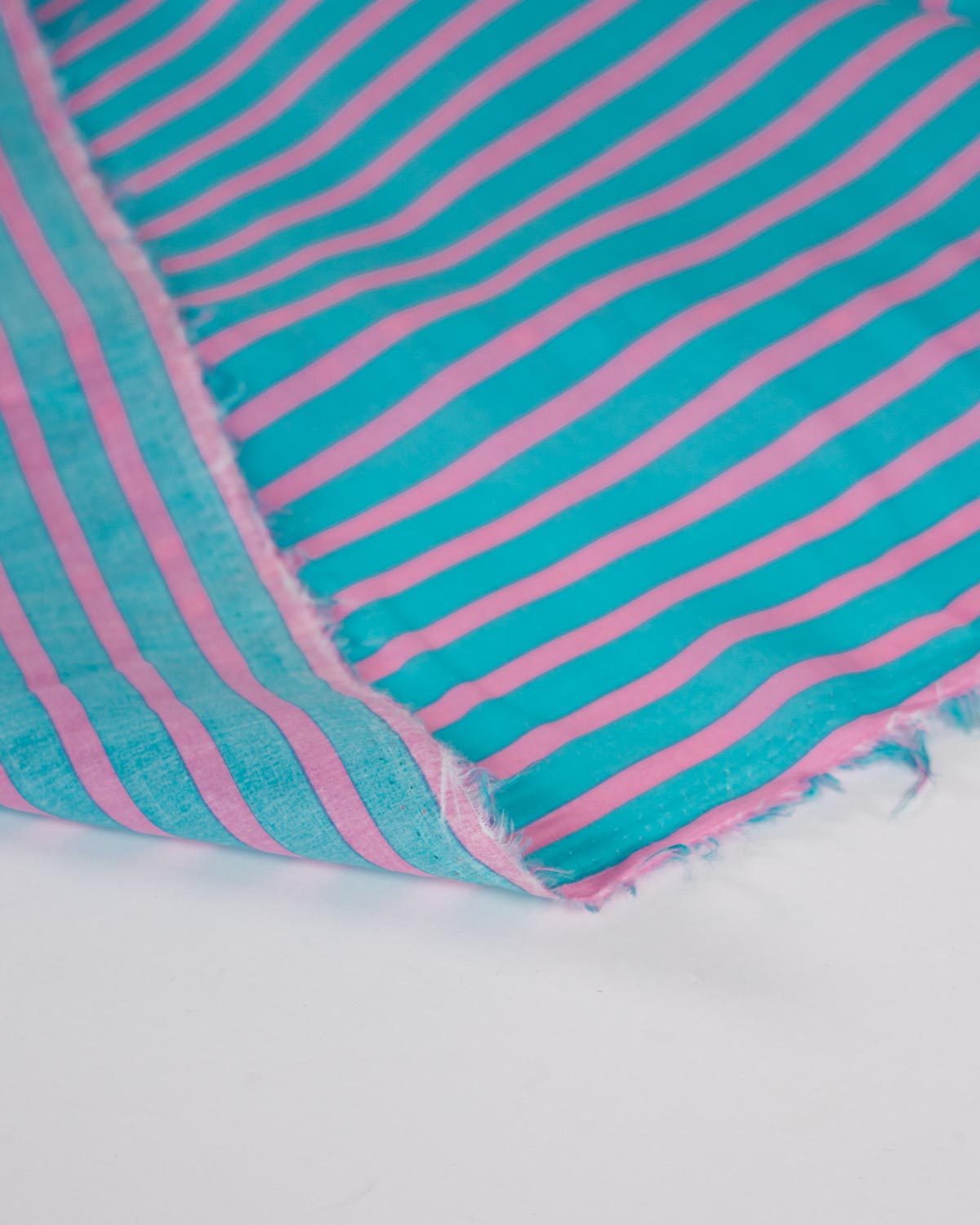 Cotton Voile Fabric - Market Stripe