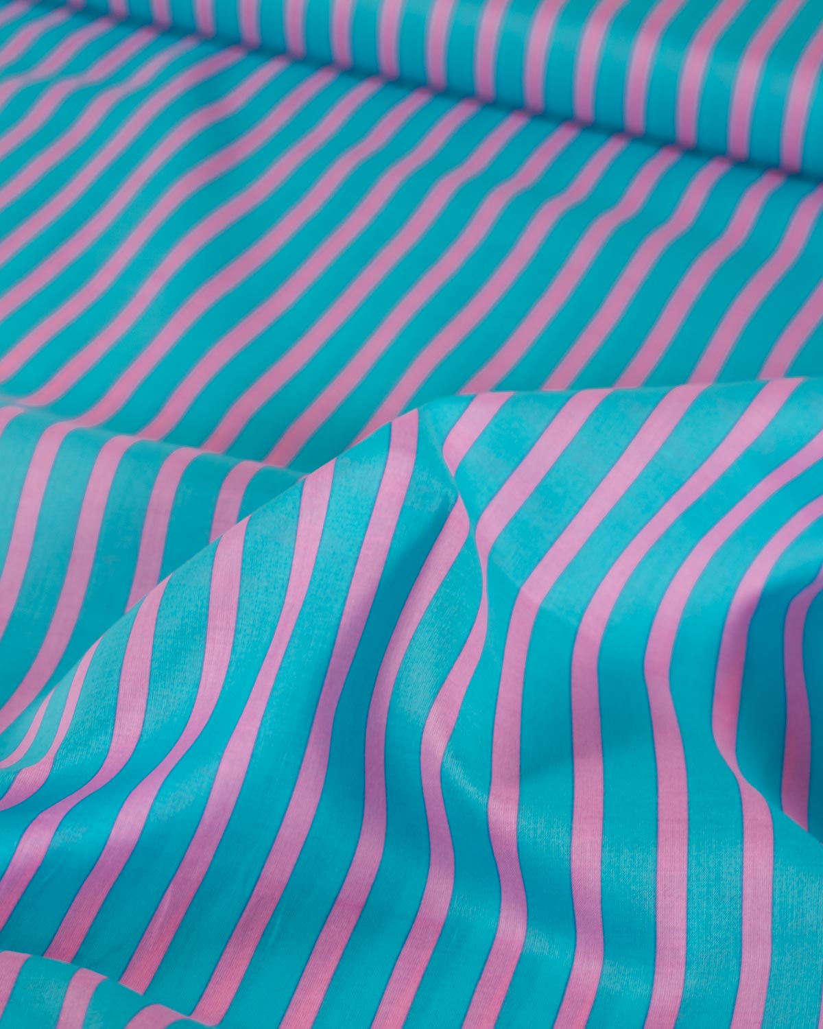 Cotton Voile Fabric - Market Stripe