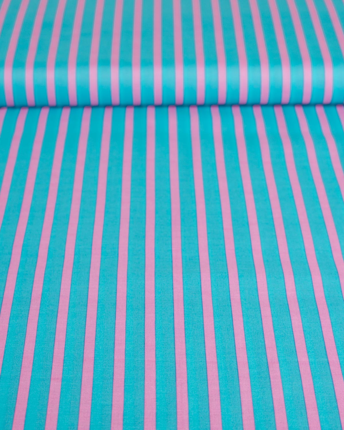 Cotton Voile Fabric - Market Stripe