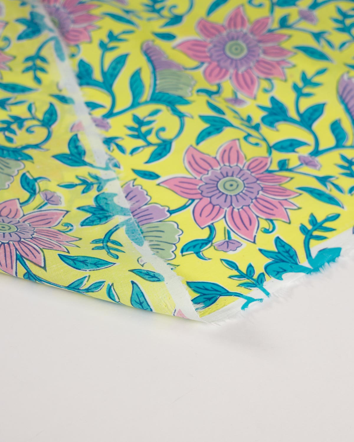 Cotton Voile Fabric - Pink Lemonade