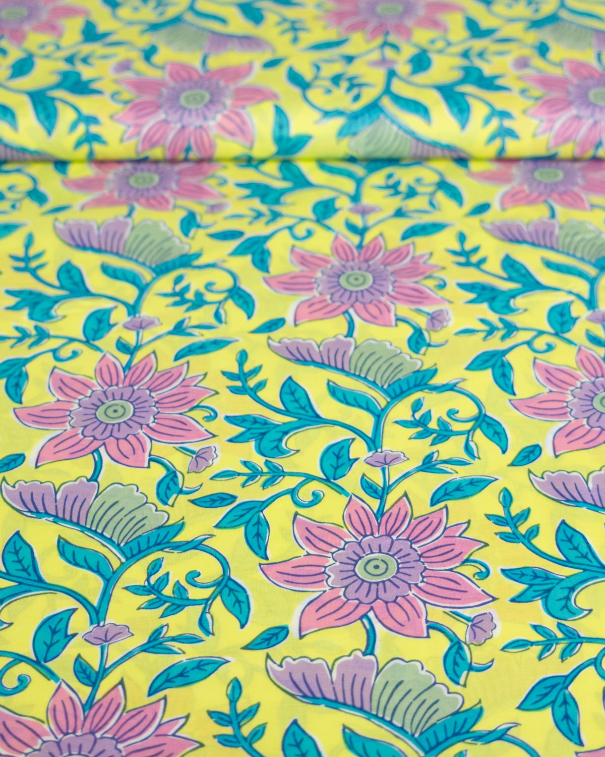 Cotton Voile Fabric - Pink Lemonade