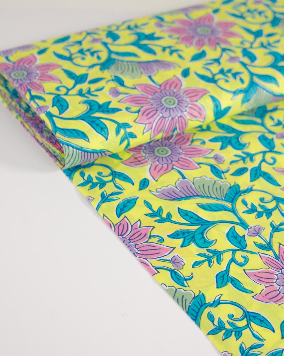 Cotton Voile Fabric - Pink Lemonade
