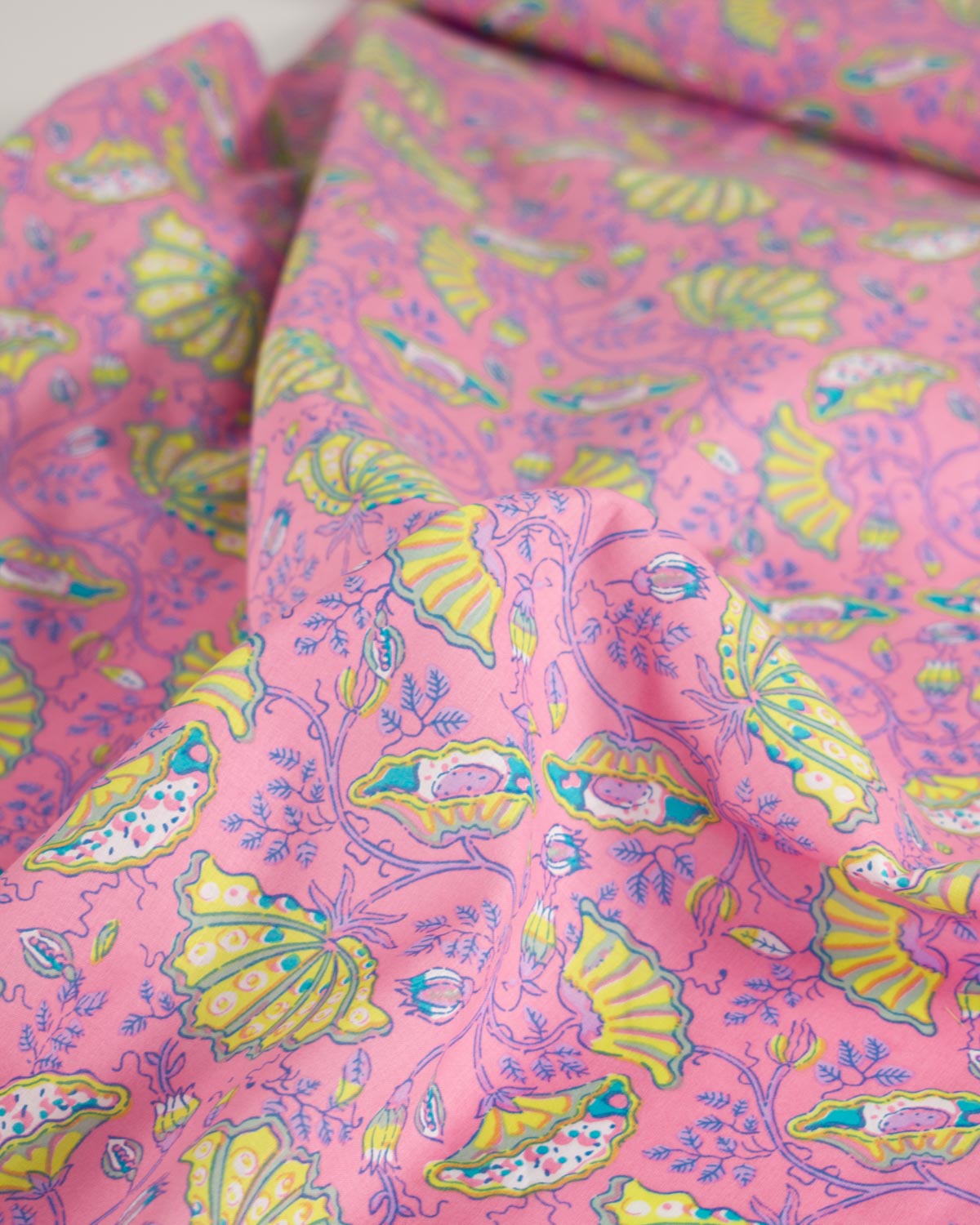 Cotton Voile Fabric - Sugar Petal