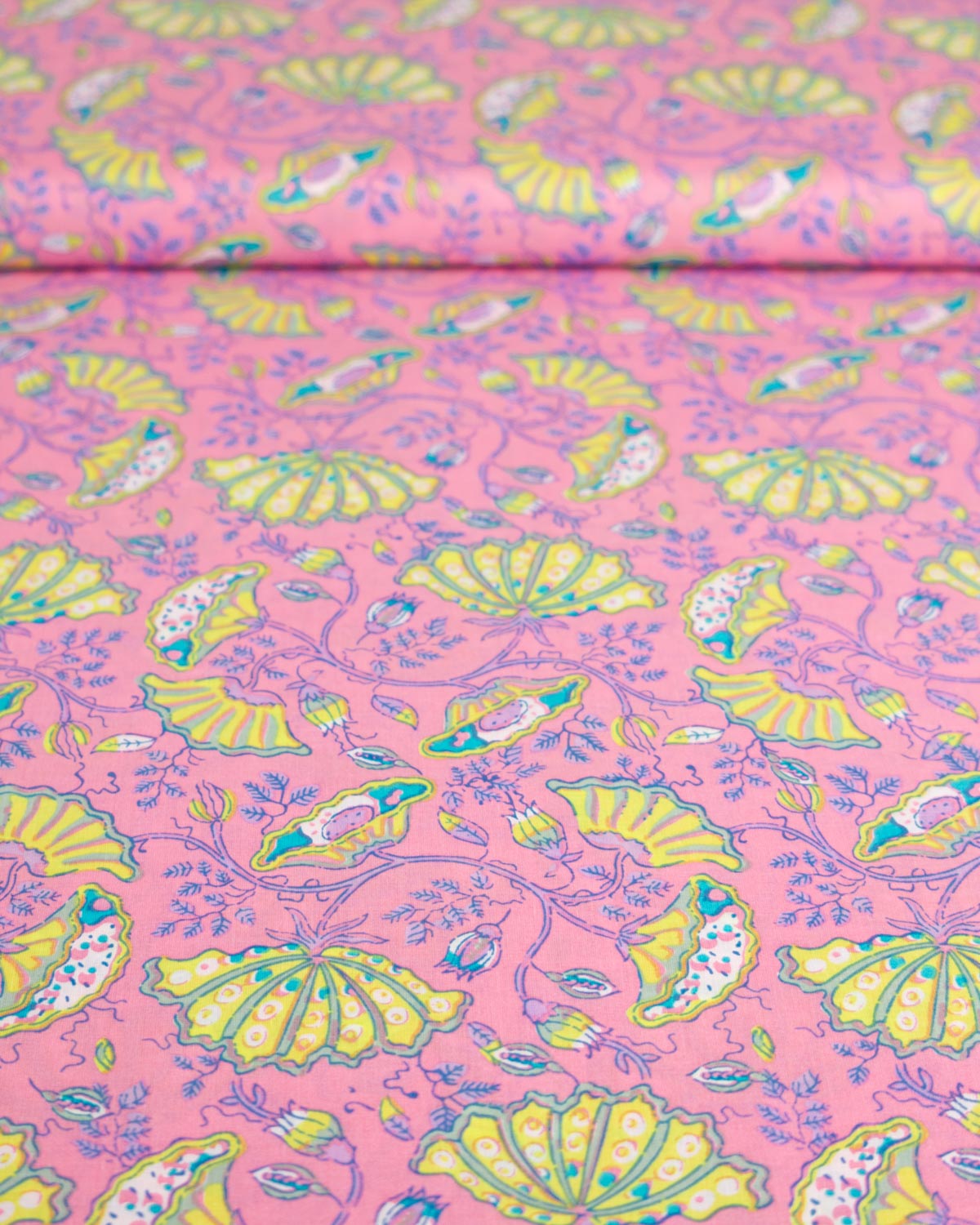 Cotton Voile Fabric - Sugar Petal