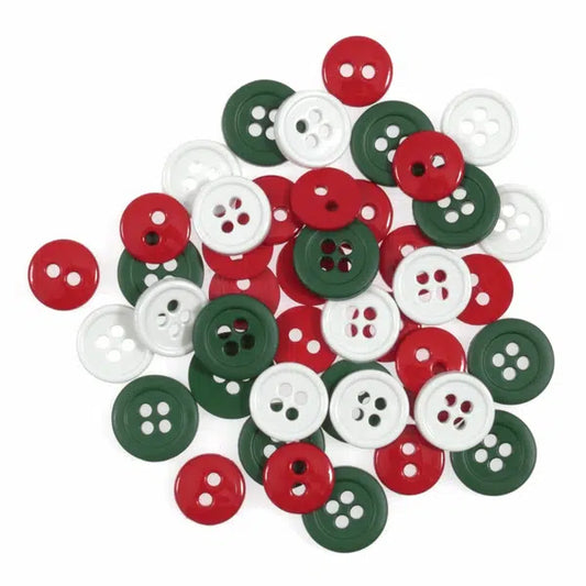Craft Button Pack - Christmas – Truro Fabrics
