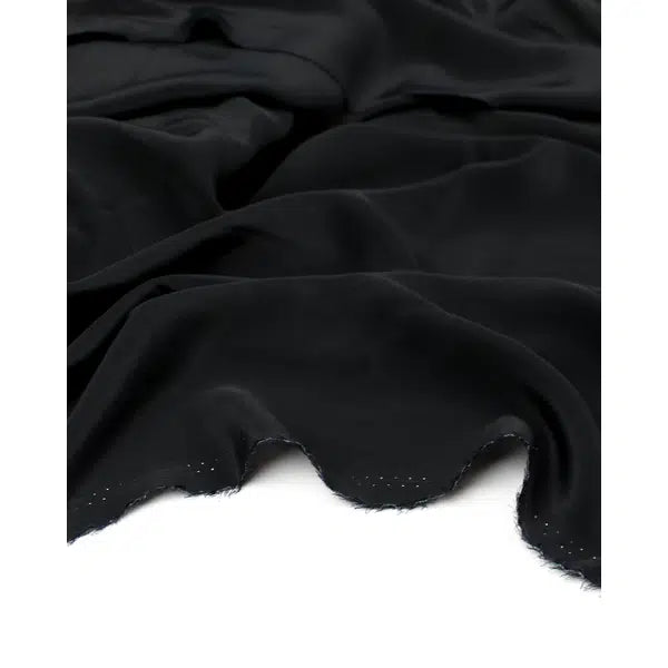 Crepe De Chine Fabric - Black – Truro Fabrics