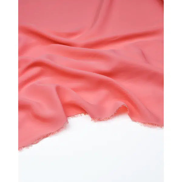 Crepe De Chine Fabric - Coral – Truro Fabrics