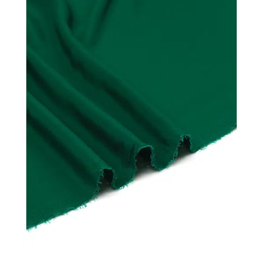 Crepe De Chine Fabric - Hunter Green – view 2 – Truro Fabrics