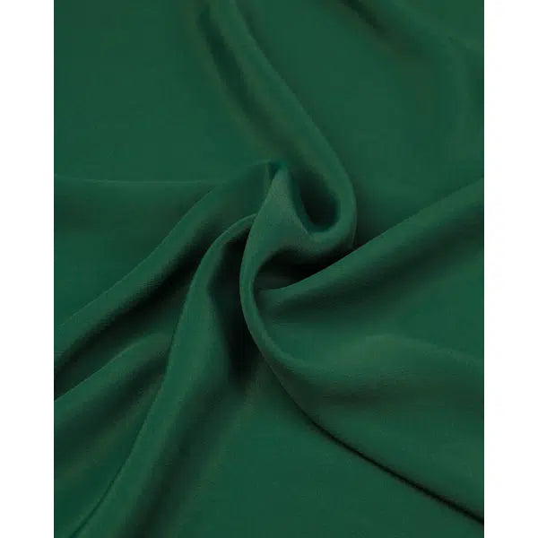 Crepe De Chine Fabric - Hunter Green – view 4 – Truro Fabrics