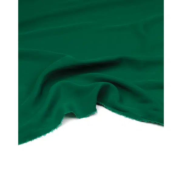 Crepe De Chine Fabric - Hunter Green – Truro Fabrics