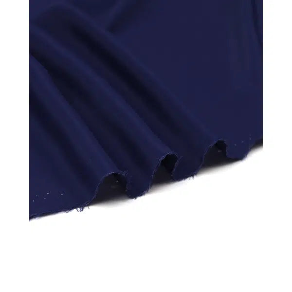 Crepe De Chine Fabric - Indigo – view 3 – Truro Fabrics