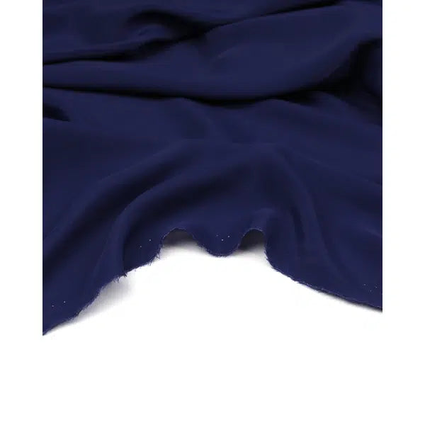 Crepe De Chine Fabric - Indigo – Truro Fabrics