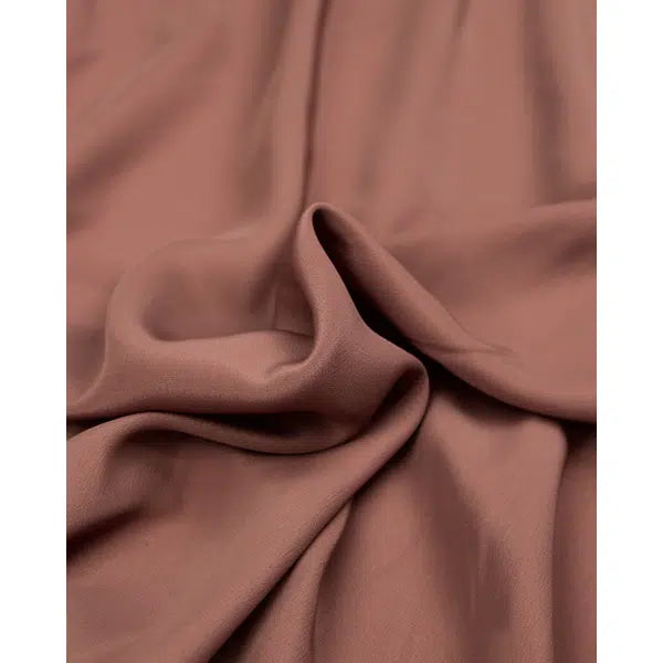 Crepe De Chine Fabric - Pepperberry – view 4 – Truro Fabrics