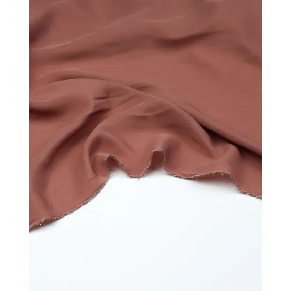 Crepe De Chine Fabric - Pepperberry – Truro Fabrics