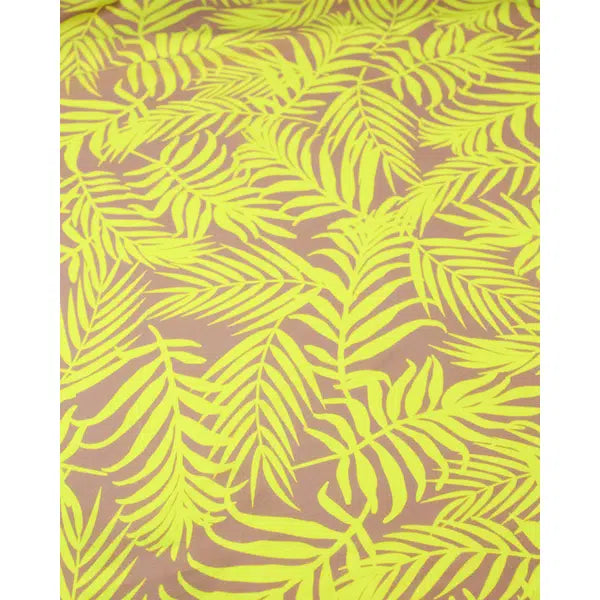 Crepe Fabric - Canary Palms – view 2 – Truro Fabrics