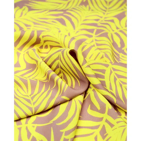 Crepe Fabric - Canary Palms – Truro Fabrics