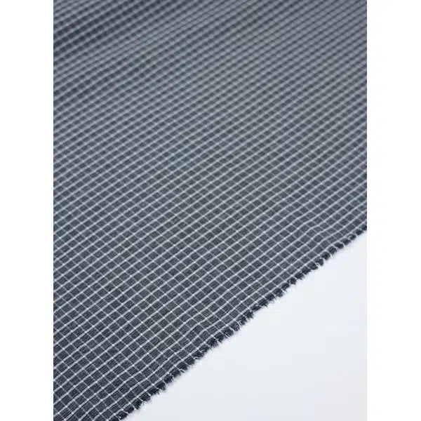 Crinkle Poly Viscose Fabric - Dockside Check – view 4 – Truro Fabrics