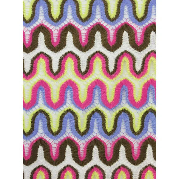 Crochet Lace Fabric - Waikiki Wave – view 3 – Truro Fabrics