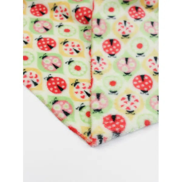 Cuddle Fleece Fabric - Lucky Ladybirds – view 4 – Truro Fabrics