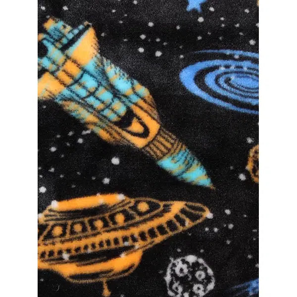 Cuddle Fleece Fabric - Rocket Dreams – view 4 – Truro Fabrics