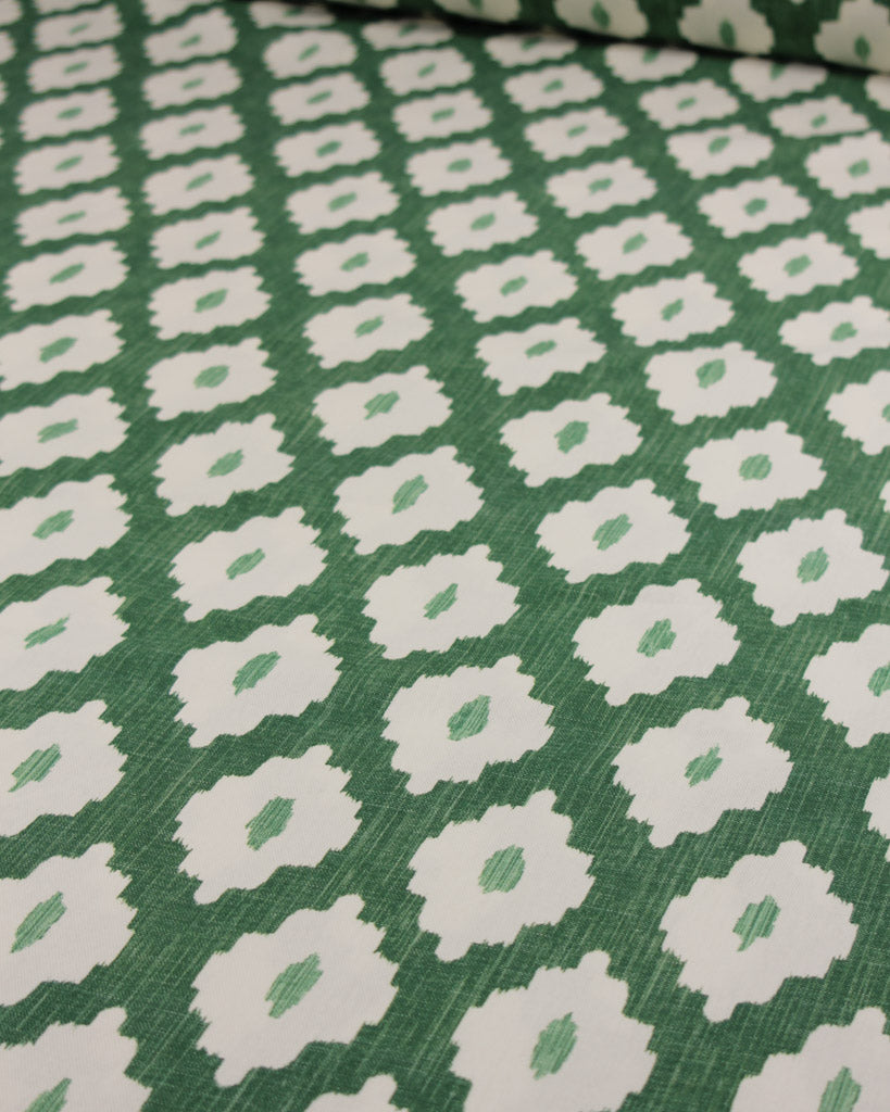 Extra Wide Curtain and Interiors Fabric - Eden Monstera