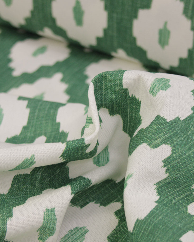 Extra Wide Curtain and Interiors Fabric - Eden Monstera