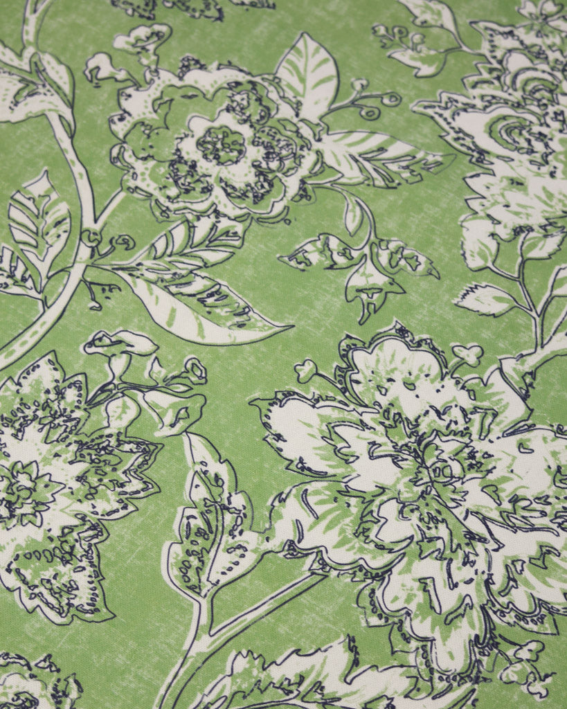 Extra Wide Curtain and Interiors Fabric - Glendurgan Gooseberry