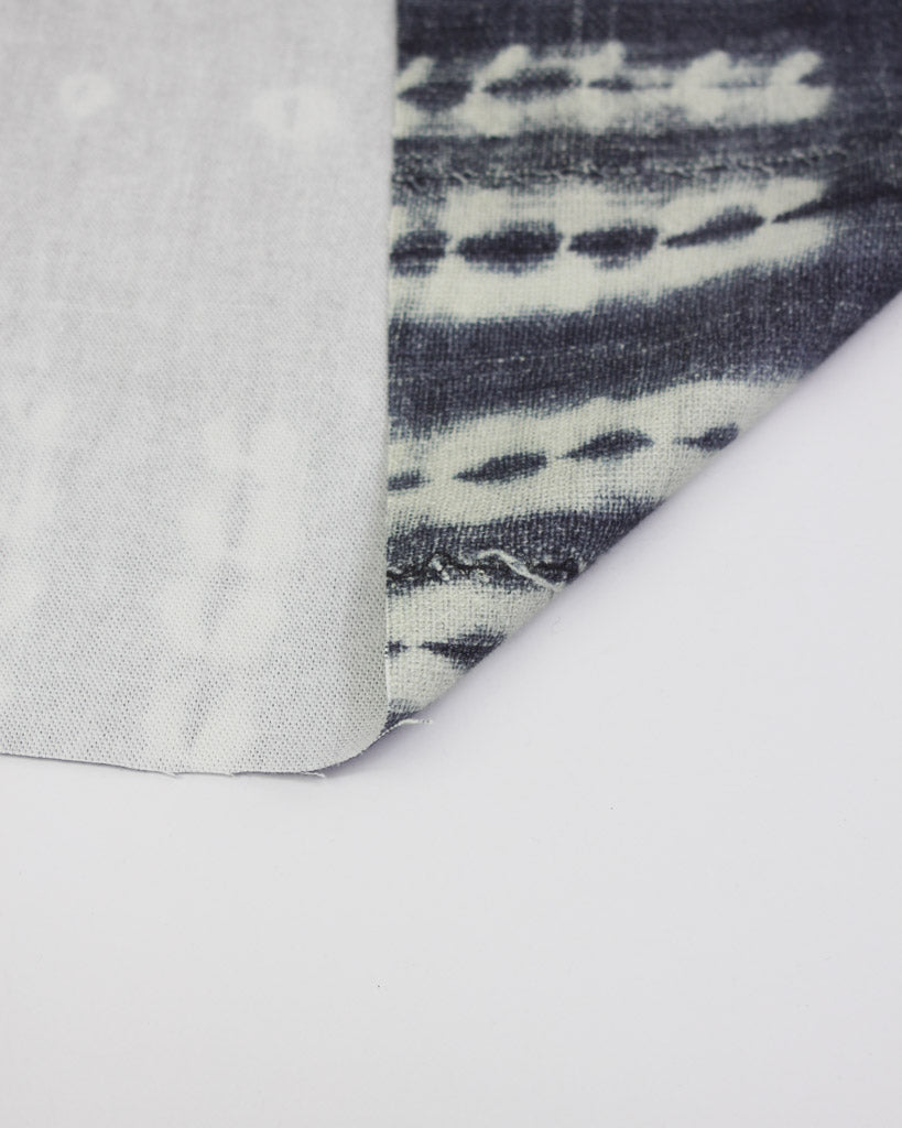 Extra Wide Curtain and Interiors Fabric - Midnight Indigo Tie Dye