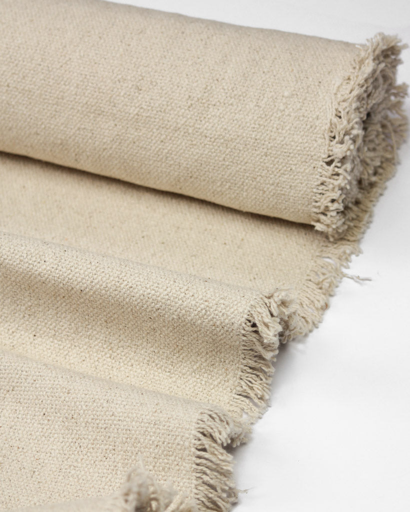 Curtain and Interiors Fabric - Heavy Cotton Solid - Natural