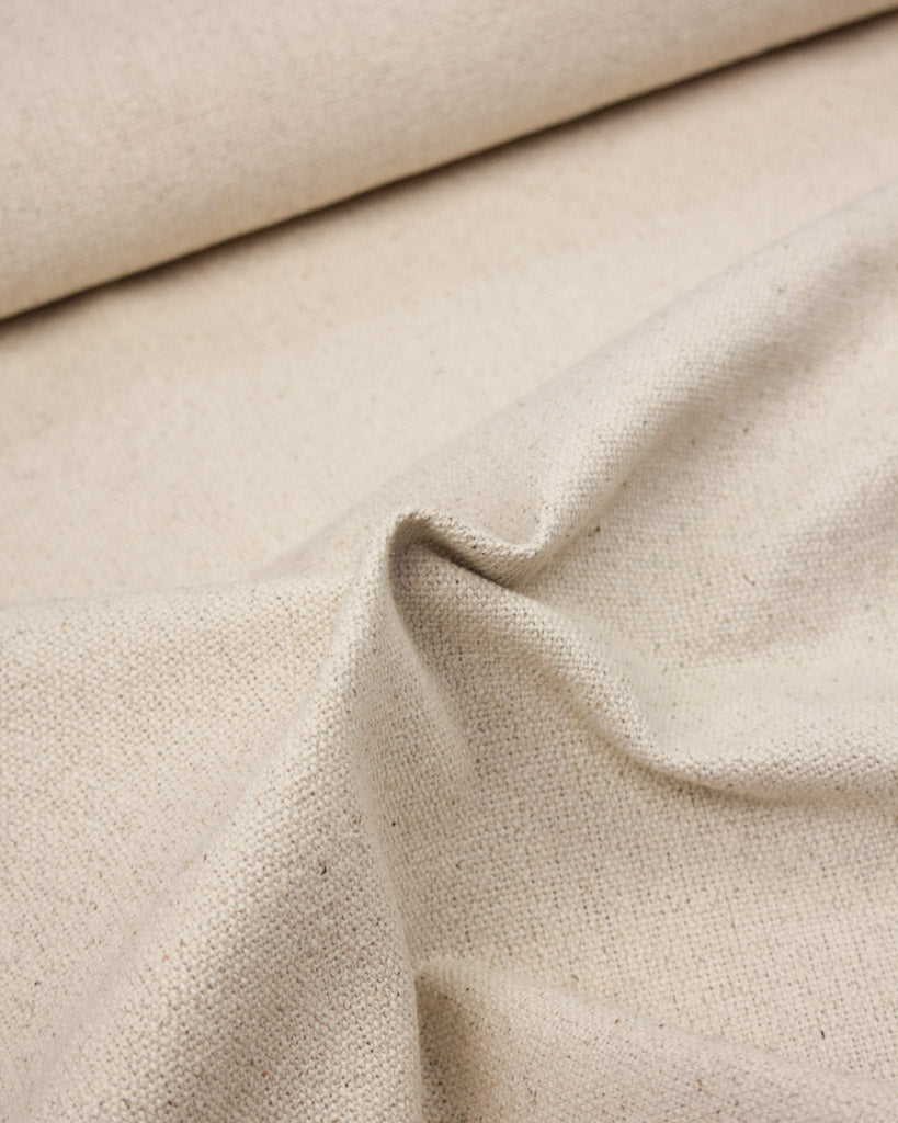 Curtain and Interiors Fabric - Heavy Cotton Solid - Natural