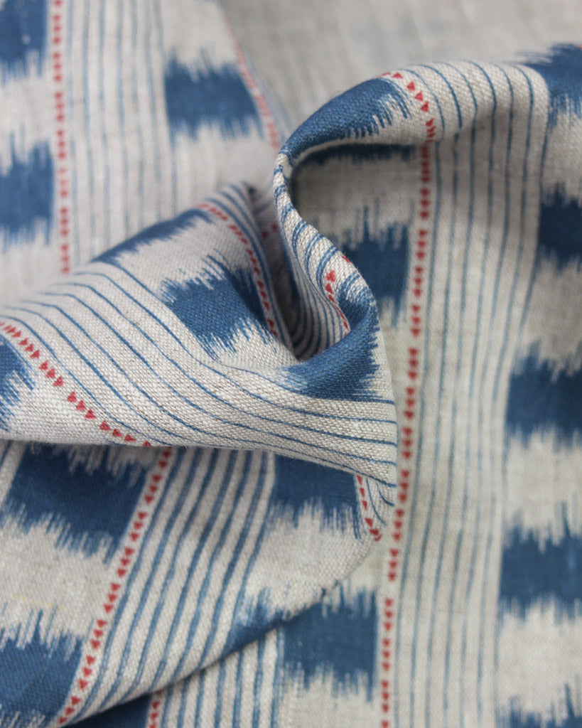 Curtain and Interiors Fabric - Esja Stripe - Marine
