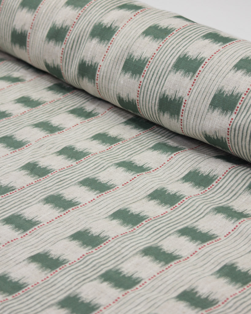 Curtain and Interiors Fabric - Esja Stripe - Sage