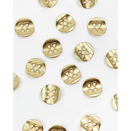 Button - Curve Coin Gold - 23mm – Truro Fabrics
