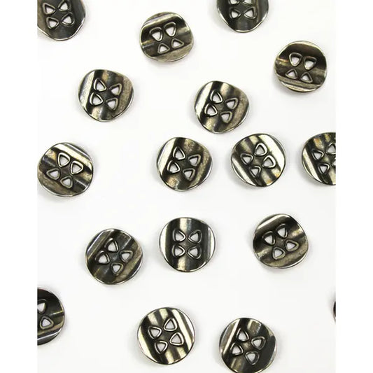 Button - Curve Coin Nickel - 23mm – Truro Fabrics