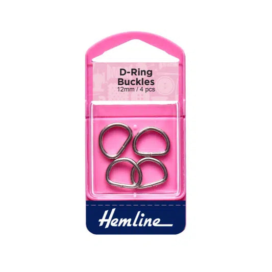 D Rings 12mm - Nickel – Truro Fabrics