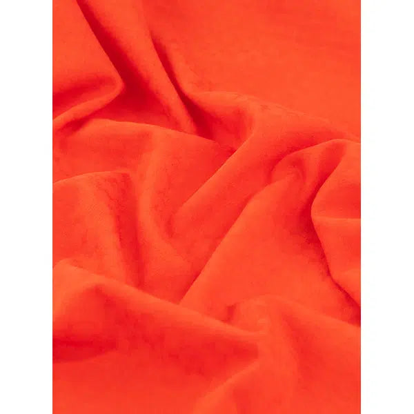 Daisy Cotton Jacquard Fabric - Firefruit – view 5 – Truro Fabrics