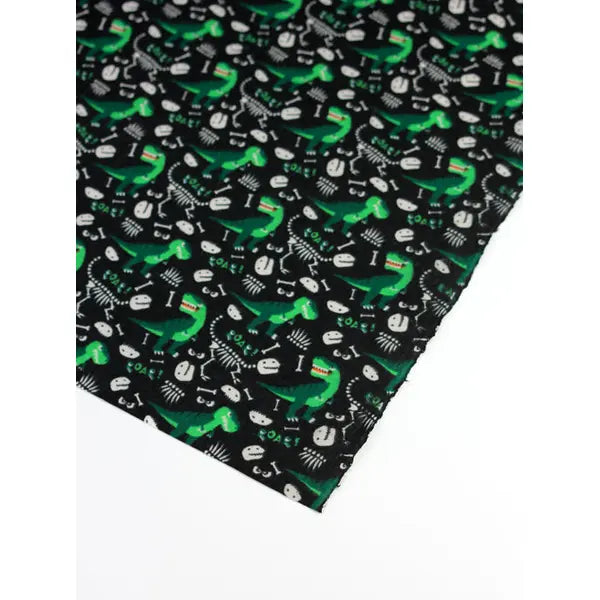 Brushed Cotton Winceyette Fabric – Fossil Frenzy – Truro Fabrics