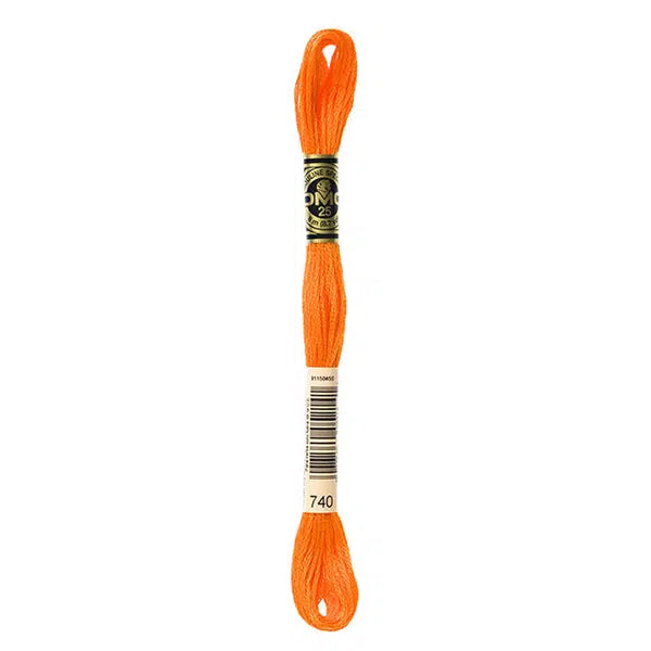 DMC Embroidery Thread - Stranded Cotton - Orange Shades – view 17 – Truro Fabrics