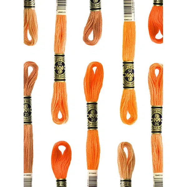 DMC Embroidery Thread - Stranded Cotton - Orange Shades – Truro Fabrics