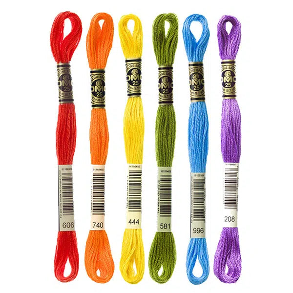 DMC Embroidery Thread - Stranded Cotton - Rainbow Pack – Truro Fabrics