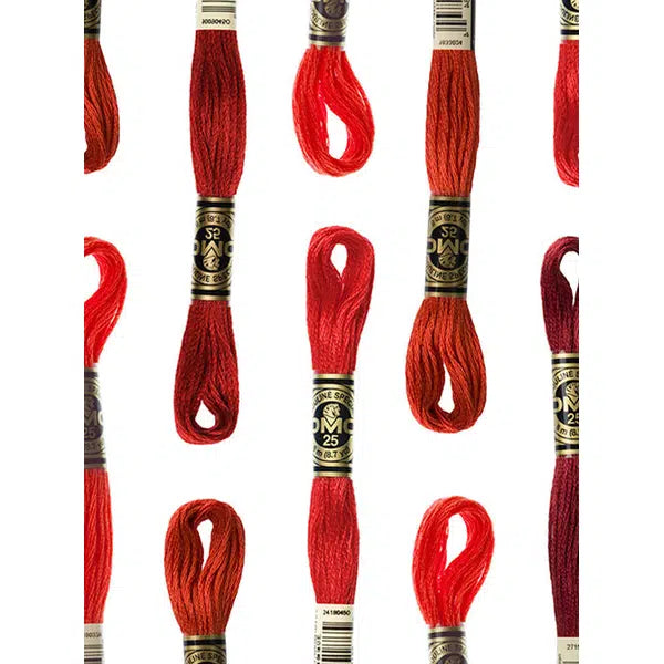DMC Embroidery Thread - Stranded Cotton - Red Shades – Truro Fabrics