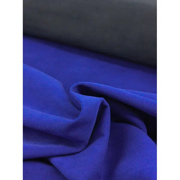 Double Cotton Velvet Fabric – Cobalt & Navy – view 2 – Truro Fabrics