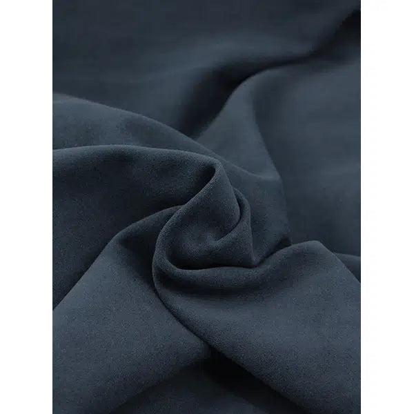 Double Cotton Velvet Fabric – Cobalt & Navy – view 3 – Truro Fabrics