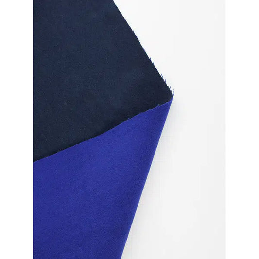 Double Cotton Velvet Fabric – Cobalt & Navy – Truro Fabrics